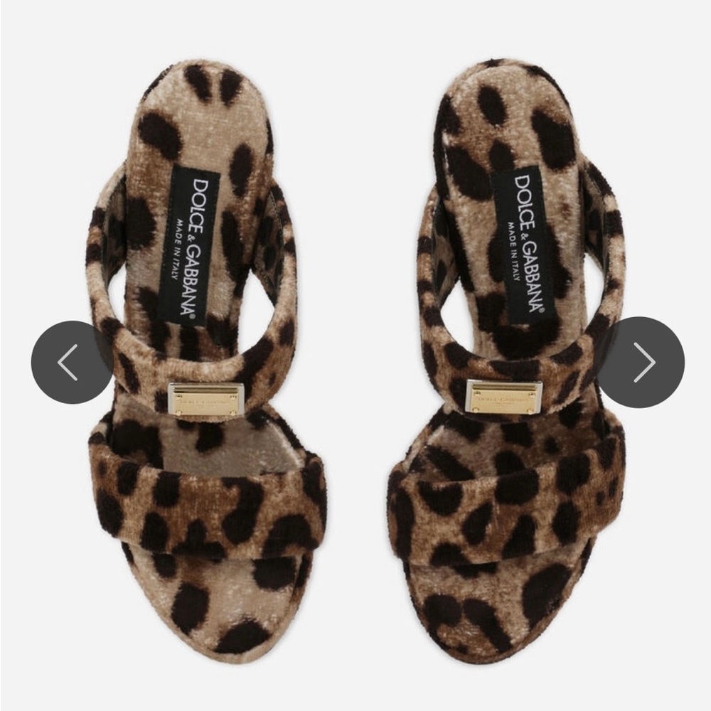 Dolce & Gabbana Leopard Print Heels